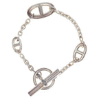 Hermes Chaine D'ancre Farandole Chain Bracelet Silver