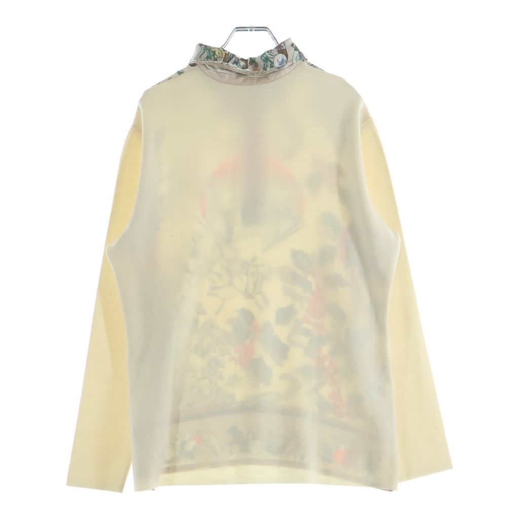 Hermes Neige D'antan Twill Lane High Gee Knit Long Sleeve Shirt Multi Sweater — view 2