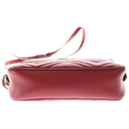 Gucci GG Marmont Small Camera Bag Leather Chain Gold