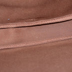 Louis Vuitton Monogram Saumur 30 Shoulder Bag Brown Leather Gold
