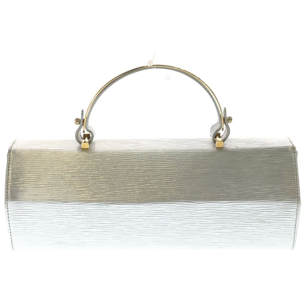 Louis Vuitton Epi Galaxia Handbag Silver Leather Gold