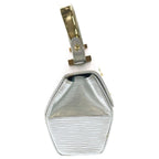 Louis Vuitton Epi Galaxia Handbag Silver Leather Gold