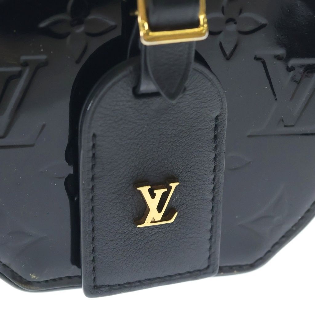 Louis Vuitton Vernis Mini Boite Chapeau Mini Shoulder Bag Black Noir Patent