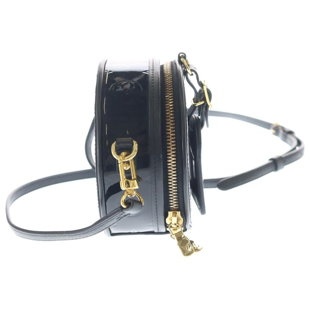 Louis Vuitton Vernis Mini Boite Chapeau Mini Shoulder Bag Black Noir Patent
