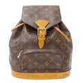 Louis Vuitton Backpack Monogram Canvas Montsouris MM Brown Adults Going