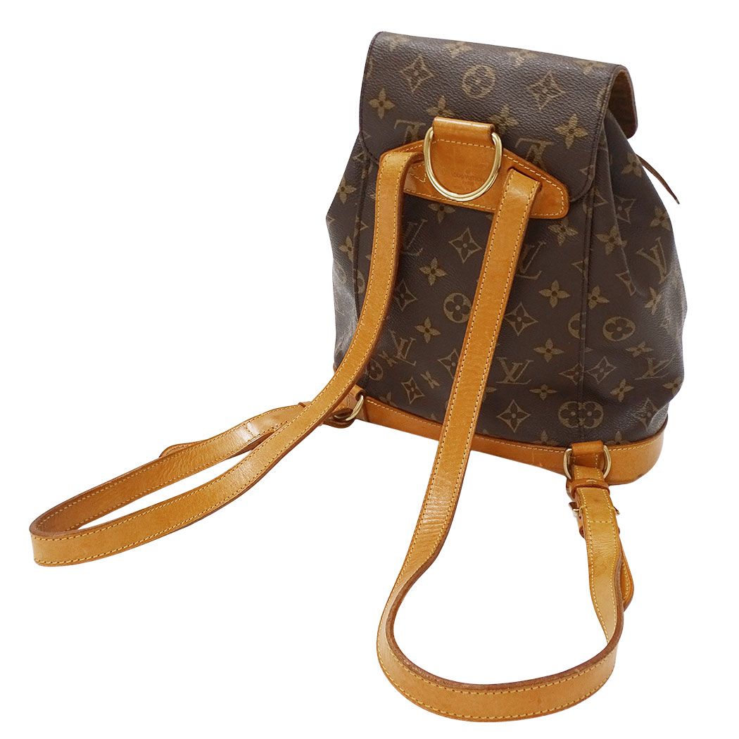 Louis Vuitton Backpack Monogram Canvas Montsouris MM Brown Adults Going