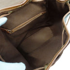 Louis Vuitton Backpack Monogram Canvas Montsouris MM Brown Adults Going