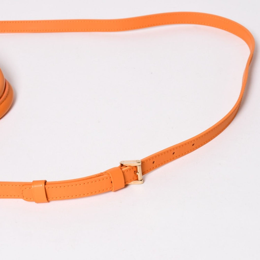 Louis Vuitton Dhanura PM 2-Way Bag Epi Leather Mandarin Orange Gold — view 7