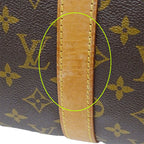 Louis Vuitton Boston Bag Monogram Canvas Keepall 50 Brown Large Going