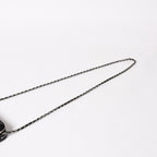 Chanel Chain Wallet on CC Logo Lambskin Black Silver Shoulder Bag — view 4