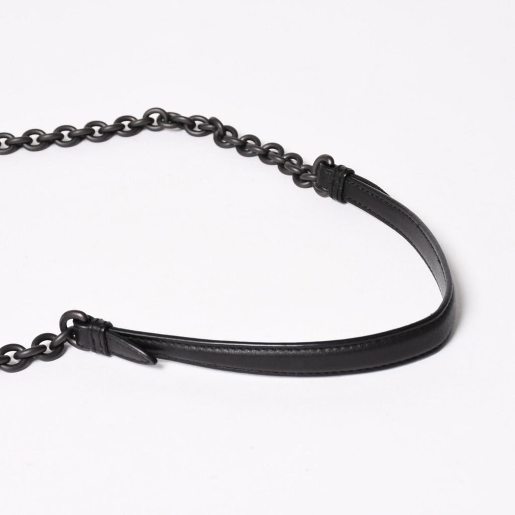 Bottega Veneta Intrecciato Shoulder Bag Chain Black — view 5