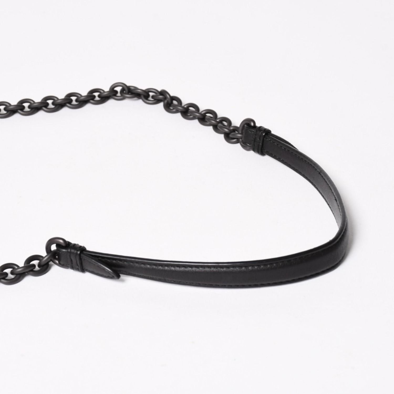 Bottega Veneta Intrecciato Shoulder Bag Chain Black — view 5