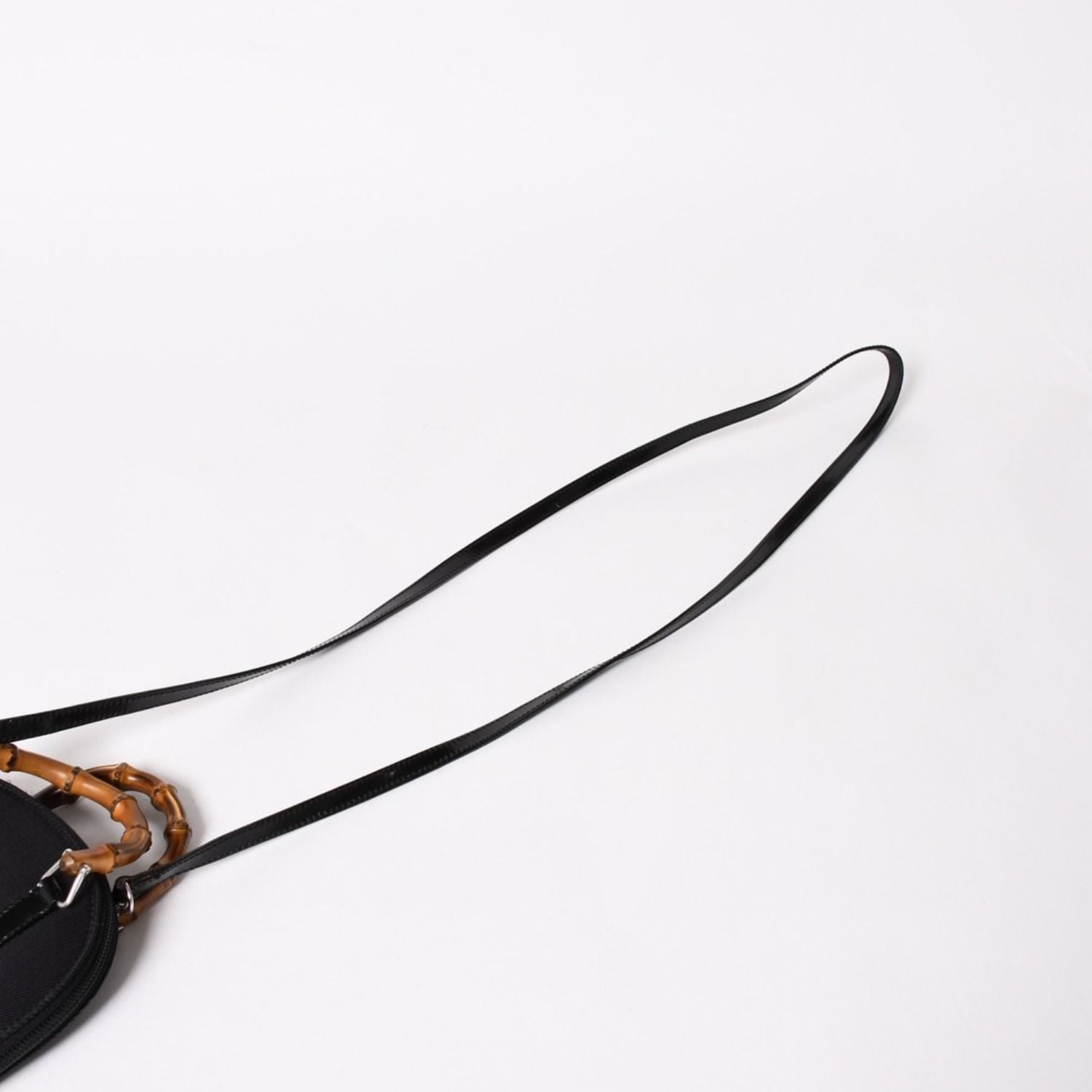 Gucci Shoulder Bag Mini Andbag 2-Way Bamboo Silver — view 8