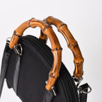 Gucci Shoulder Bag Mini Andbag 2-Way Bamboo Silver — view 4