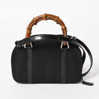 Gucci Shoulder Bag Mini Andbag 2-Way Bamboo Silver — view 2