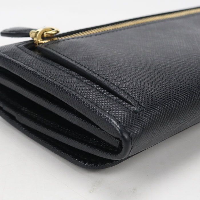 Prada Saffiano Leather Wallet Bifold Calfskin