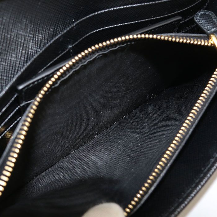 Prada Saffiano Leather Wallet Bifold Calfskin