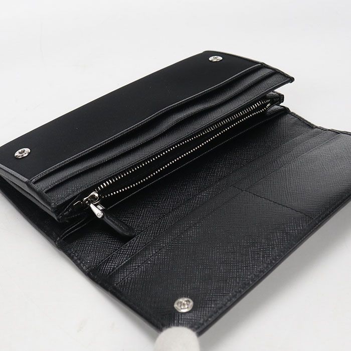Prada Wallet Bifold Triangle Logo Nylon