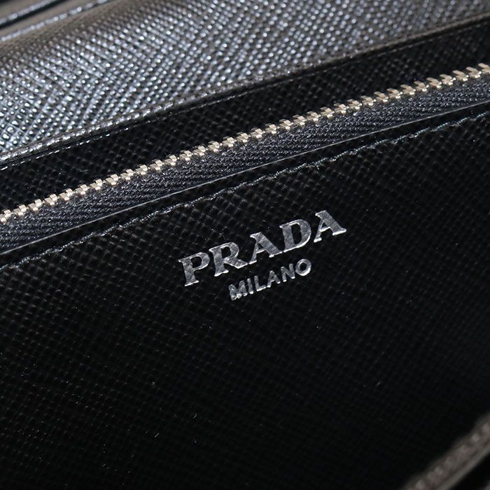Prada Wallet Bifold Triangle Logo Nylon