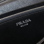 Prada Wallet Bifold Triangle Logo Nylon