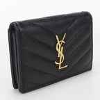Saint Laurent Business Card Case Monogram Calfskin