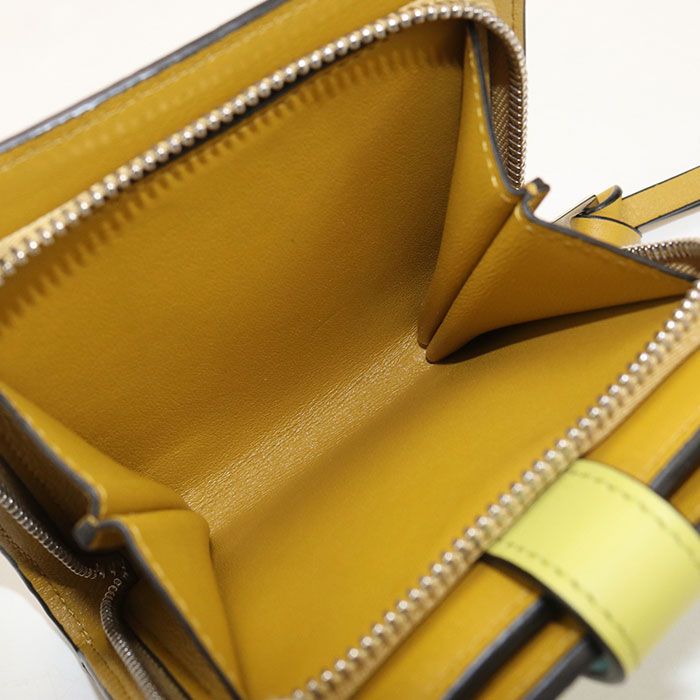 Loewe Compact Zip Wallet Bifold Soft Grain Calfskin