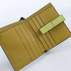 Loewe Compact Zip Wallet Bifold Soft Grain Calfskin
