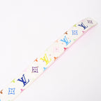 Louis Vuitton Ceinture Belt White Multicolor Gold — view 6