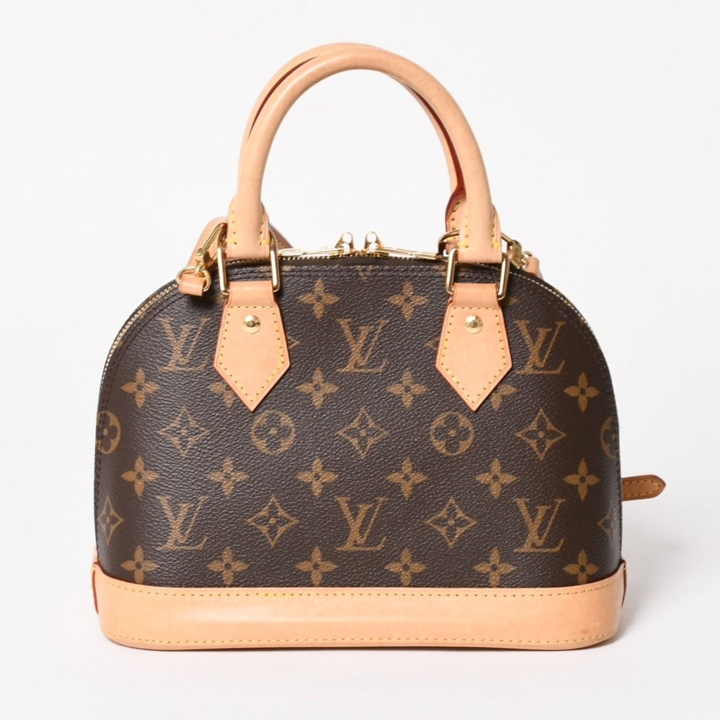 Louis Vuitton Monogram Alma BB Handbag Shoulder Gold — view 2