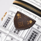 Louis Vuitton 2-Way Shoulder Bag Fornasetti Monogram Cannes Patent Leather — view 8