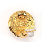 Chanel Earrings Vintage Gold