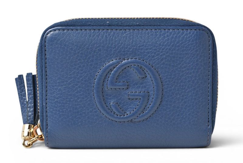Gucci Coin Case Card Mini Wallet Interlocking Soho