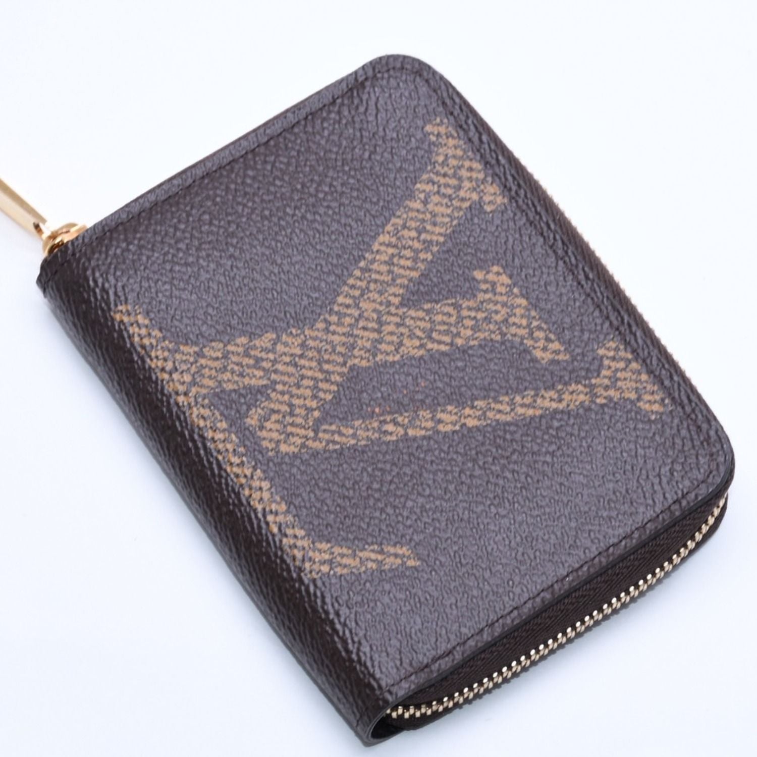 Louis Vuitton Zippy Coin Purse Monogram Giant Brown — view 3
