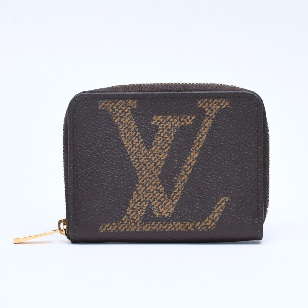 Louis Vuitton Zippy Coin Purse Monogram Giant Brown