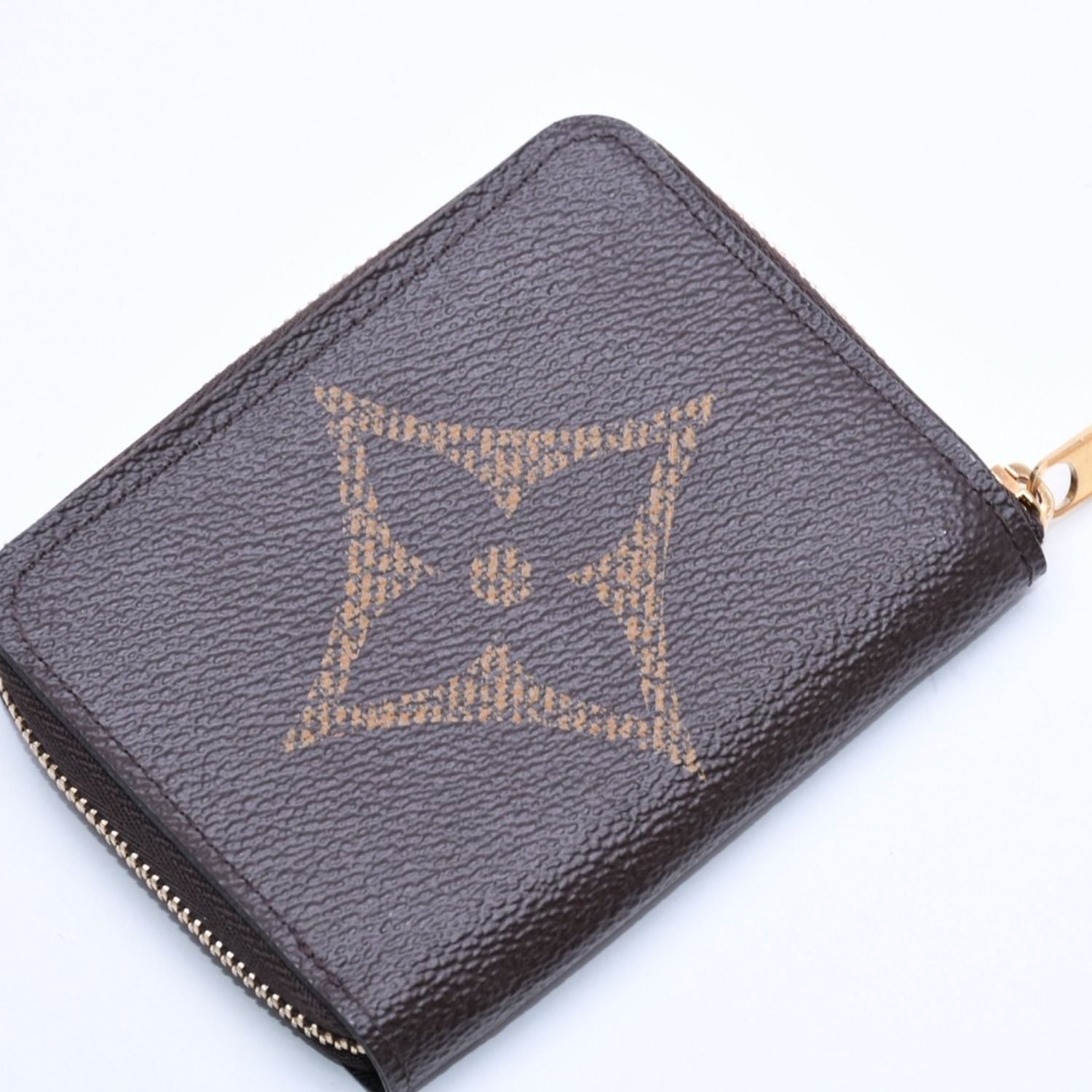 Louis Vuitton Zippy Coin Purse Monogram Giant Brown — view 4