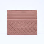 Bottega Veneta Card Case Intrecciato Beige Calfskin — view 2