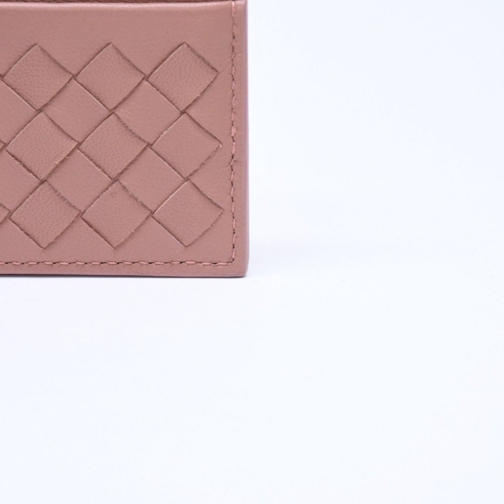 Bottega Veneta Card Case Intrecciato Beige Calfskin — view 8