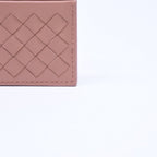 Bottega Veneta Card Case Intrecciato Beige Calfskin — view 8