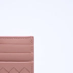 Bottega Veneta Card Case Intrecciato Beige Calfskin — view 7