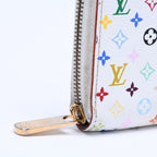 Louis Vuitton Monogram Multicolor Zippy Wallet Takashi Murakami Gold White — view 8