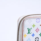 Louis Vuitton Monogram Multicolor Zippy Wallet Takashi Murakami Gold White — view 7