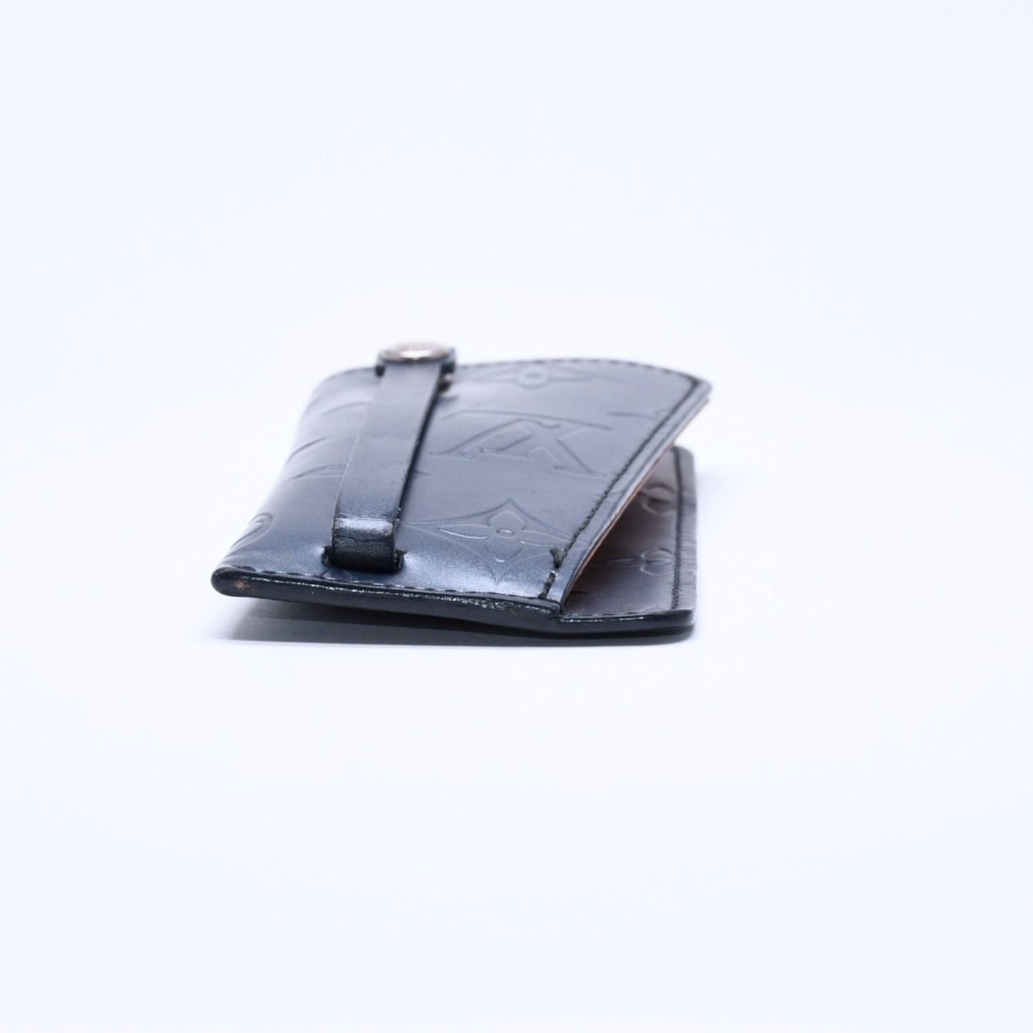 Louis Vuitton Clochette PM Key Case Monogram Matte Noir Silver Key Holder — view 7