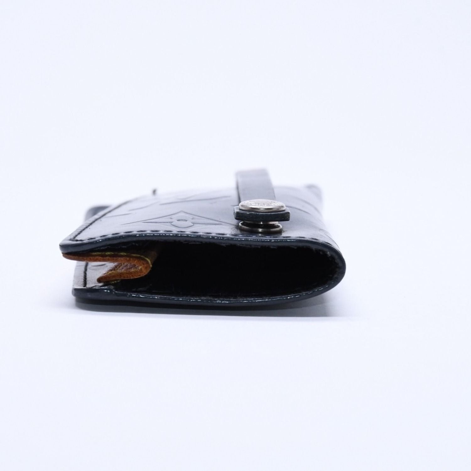 Louis Vuitton Clochette PM Key Case Monogram Matte Noir Silver Key Holder — view 5