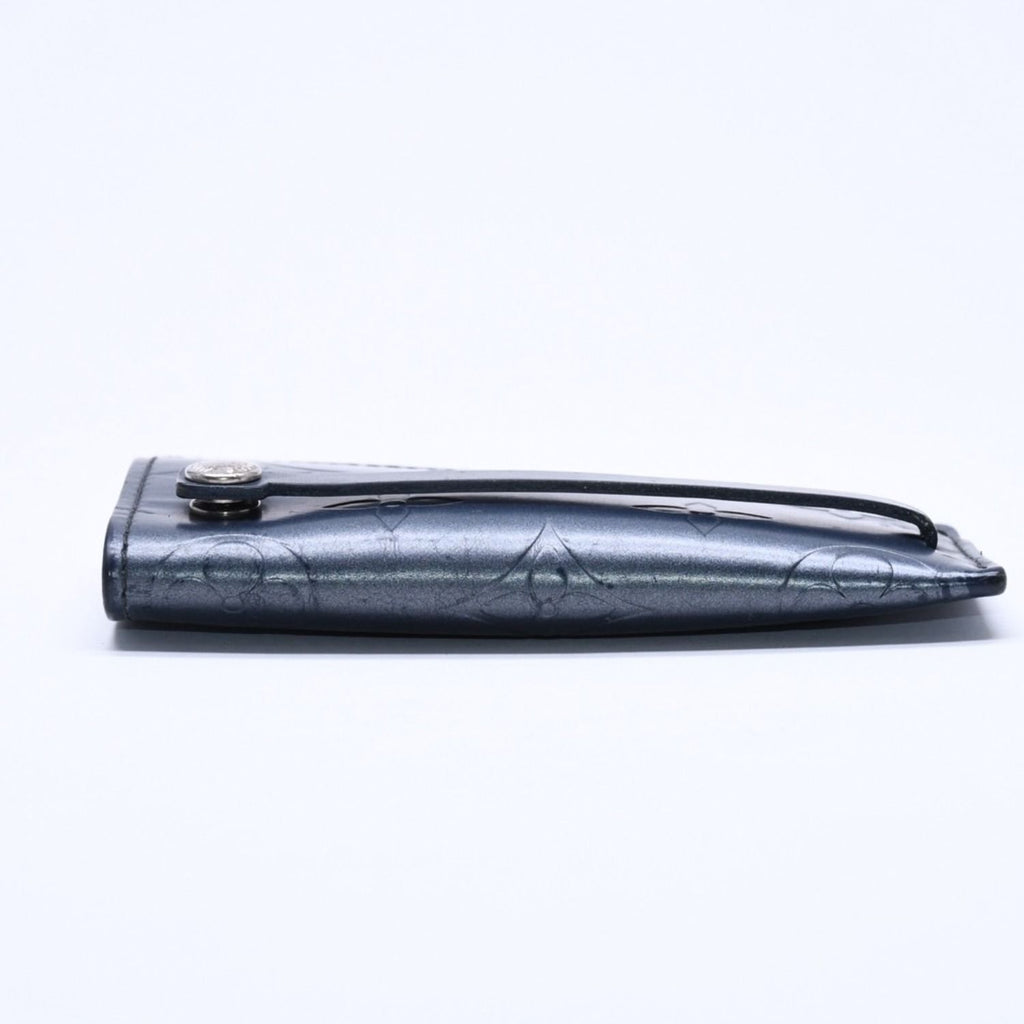 Louis Vuitton Clochette PM Key Case Monogram Matte Noir Silver Key Holder — view 6