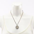 Chanel Necklace CC Logo Icon Border