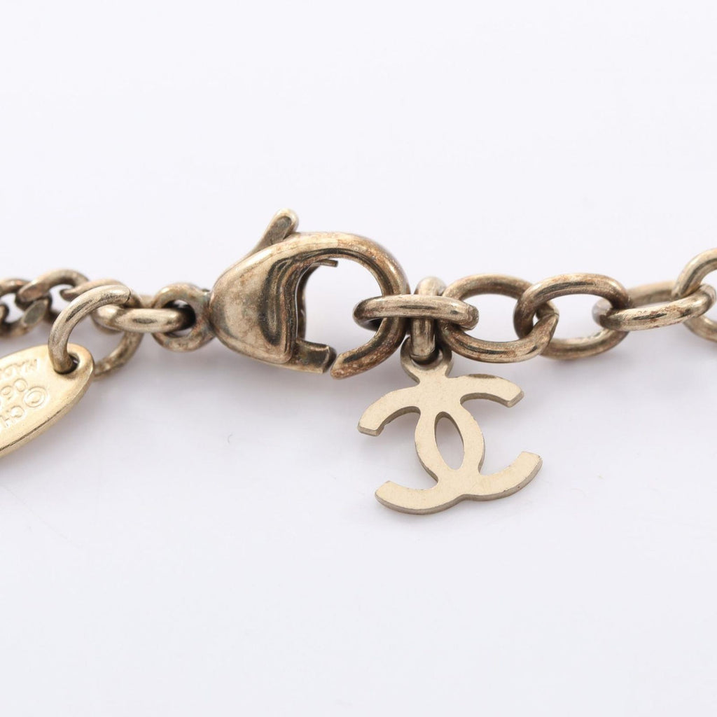 Chanel Necklace CC Logo Icon Border