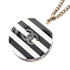 Chanel Necklace CC Logo Icon Border