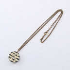 Chanel Necklace CC Logo Icon Border