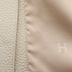 Hermes Vest Clou de Selle Series Button Gilet Ivory Leather — view 7