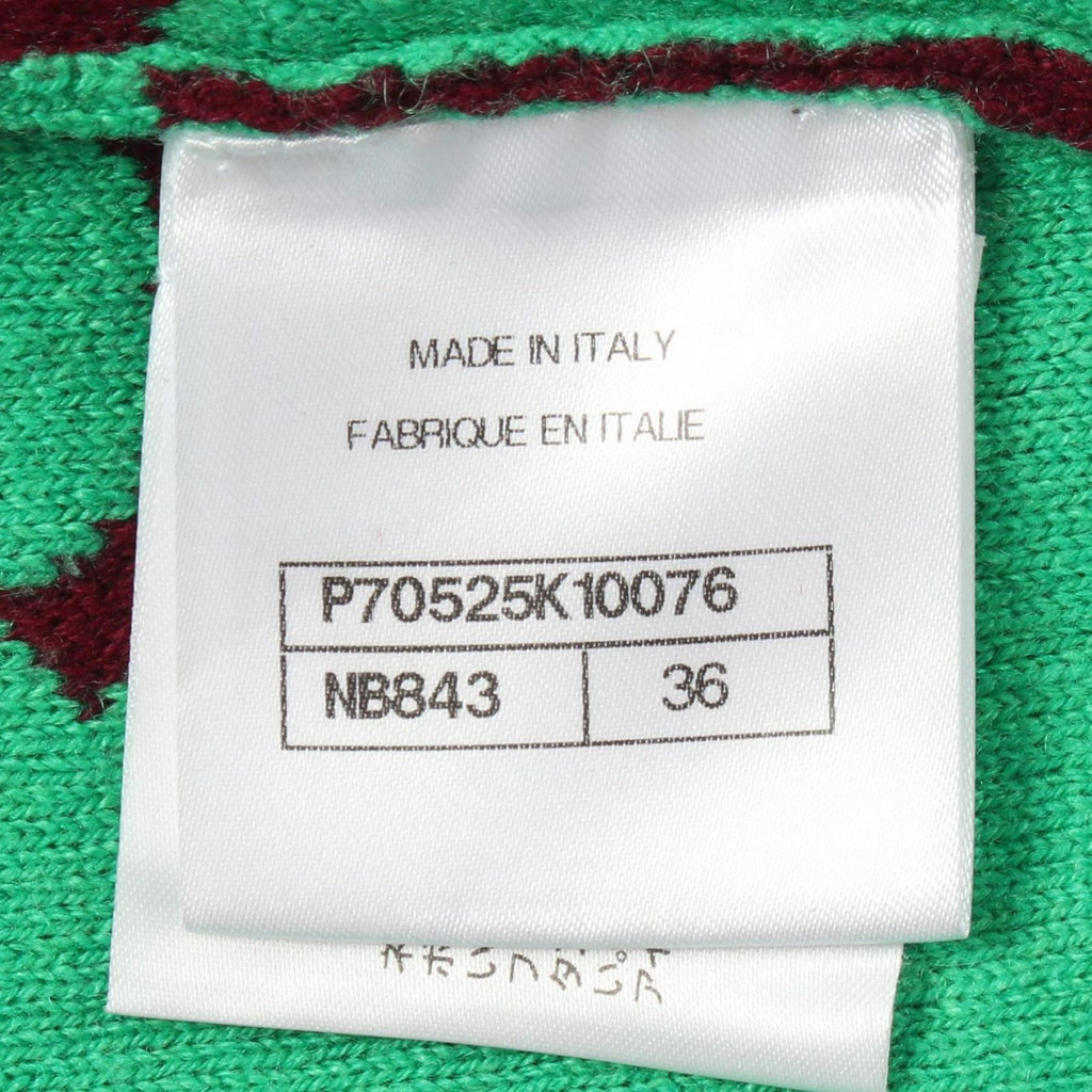 Chanel Knit CC Logo Crew Neck Cashmere Sweater — view 5